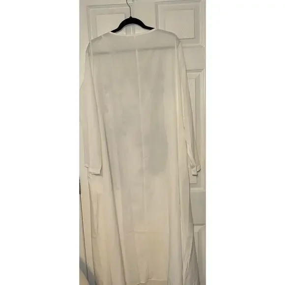 Dreamcatcher long dress white beach cover up size 4 XL - Picture 2 of 3